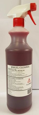 CAR ALLOY WHEEL CLEANER ALUMINIUM CLEANER / BRAKE DUST REMOVER 1L TRIGGER