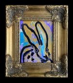 HUNT SLONEM BUNNYS  FRAMED