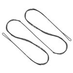 56" Recurve Bow String 14 Strands Archery Bowstrings Replacement Black