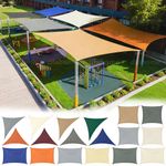 Sun Shade Sail Waterproof 98% UV Block Sunscreen Awning Canopy for Outdoor Patio