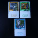 Israel N°710/712 With Tabs The Patriarchs Of The Bible Mint ** Luxe MNH