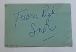 TERENCE RIGBY ( Get Carter ) Genuine Handsigned Signature on Album Page