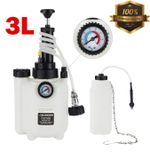 3L Pressure Brake Clutch Fluid Bleeder Bleeding Kit Car Bleed Oil Bottle Tool UK