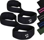 AQF Weight Lifting Straps Figure 8 with Padded Cuff Wrist support Training