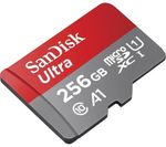 SanDisk Ultra 256GB Class 10 MicroSDXC Memory Card -Original package and adaptor