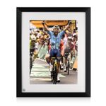 Sir Mark Cavendish Signed Cycling Photo: 35th Stage Win Victory. Framed