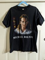 Vintage MICHAEL BOLTON 1992 Concert Tee "Time, Love, and Tenderness" Tour.. RARE