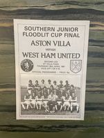 Aston Villa v West Ham United, Southern Junior Cup Final, 2nd Leg, 1981