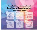 Toy Story Set - Face Painting / Airbrush stencils
