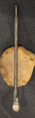 Roman-Style Bronze Medical Cosmetic Ear Scoop Probe 118mm G A Smith Collection