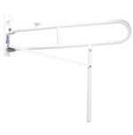Aidapt Solo Contract Flip-Up Grab Bar Hinged Foldable White VY423
