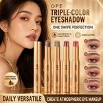 3 Colour Eyeshadow Stick Long Lasting Eye Shadow Pencil Makeup Glitter Shimmer