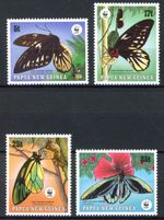 Papua New Guinea 1988 : Butterflies - Good Set Very Fine MNH Stamps