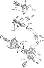 Yamaha YZF 750 Coolant Seals Kit (LiteTek)