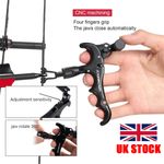 Archery 4-Finger Release Aid 360° Rotatable Thumb Release Aid for Compound Bow