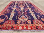 Vintage Distressed Hand Made Traditional Oriental Wool Carpet Rug 286x147cm