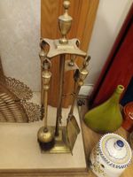 Companion Set Fire Poker Tongs for Antique Fireplace