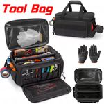 Multifunctional Tool Bag Storage Anti-friction Heavy Duty Work Tote Pocket Large