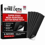 Sticky Mesh Reinforced Gutter Repair Patch Tape – Waterproof, Heavy-Duty Seal