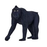 Mojo BLACK CRESTED MACAQUE Wild zoo animal play model figure toy plastic monkey