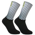 Aero Cycling Socks White +39-45 (UK) RRP £15.99