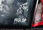 Steve 'Hizzy' Hislop - Car Window Sticker - Isle of Man TT - PROCEEDS TO CHARITY