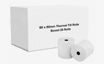 80 x 80mm Thermal Till Roll Boxed 20 Rolls
