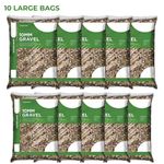 Gravel Pea Shingle Major Bag 10mm & 20mm Aggregate Natural