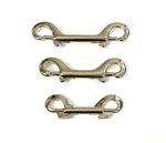 Double Ended Trigger Clips Hooks Snap Hook Clip Nickel Plated In 3 Sizes