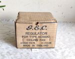 1940s Vintage GEC Electric Fan Regulator Advertising Cardboard Box England CB916