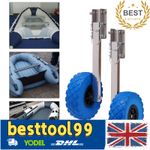 Launching Wheels 10''x3''Boat Inflatable Transom Wheels Dinghy Transport Wheel