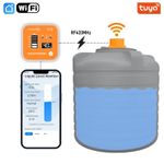 ME201R Wifi Ultrasonic Wireless Temperature Sensor Level Time Display Water Tank