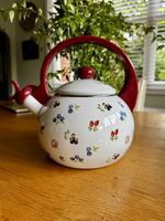 Villeroy & Boch Petite Fleur Kettle Metal w Plastic Handle Stovetop Decorative