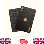 Black Diamond Professional Plastic Card Playing Cards Deck Poker Waterproof Game