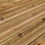 Deck Boards Softwood Green Smooth, Reeded and flat on Reverse 28x145mm 4 @ 3.0m