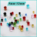 Small Glass Beads Round Glass Marbles Fish Tank Vase Decor Kids Toy Game 5-12mm