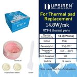 UPSIREN UTP-8 Thermal Putty 10/50/100g Electrically Non-Conductive Thermal Putty