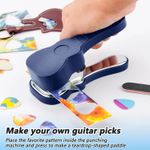 Guitar Pick Punch Kit DIY Maker Tool 15 Strips Unique Gift for Guitar Lovers