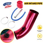 3inch 76mm Car Cold Air Intake Induction Pipe Kit Hose System Universal Auto
