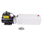 220V Car Lift Hydraulic Power Unit Pack Auto Pump Heavy Duty Vehicle 6L