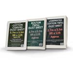 Heavy Duty Professional Grade 2.4kg, 3.5kg & Laminated Dust Sheets Bolton Canvas