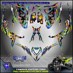 Yamaha Raptor 700 700R graphics kit 2013 2014 2015 to 2026 decals stickers atv
