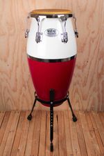 Natal Classic Series 11" Conga with Stand - Red & White (Brand New)