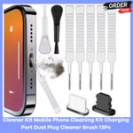 Cleaner Kit Mobile Phone Cleaning Kit Charging Port Dust Plug Cleaner Brush 13P