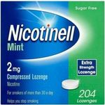 4 X Nicotinell Lozenge Stop Smoking Aid 2 mg Mint 204 Pieces (Total 816 Pieces)