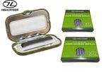 CHARCOAL POCKET HAND WARMER with 24 REFILL FUEL STICKS camping hiking