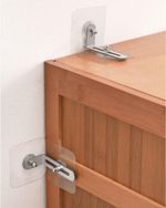 10 Packs Furniture Wall Anchors No Drill Adhesive anti Tip Furniture AnchorsBaby