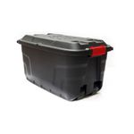 Storage Box 75L Strata Heavy Duty Trunk with Red Handles, Storage Container