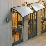 Door Canopy Awning Back Front Window Roof Rain Cover Porch Patio Outdoor Shelter