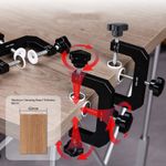 3 Way G Clamp Aluminum Alloy 3 Way Face Clamp For Furniture Construction
